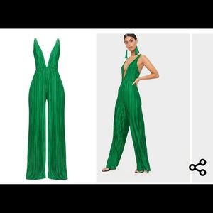 PLT Green Cocktail Jumpsuit